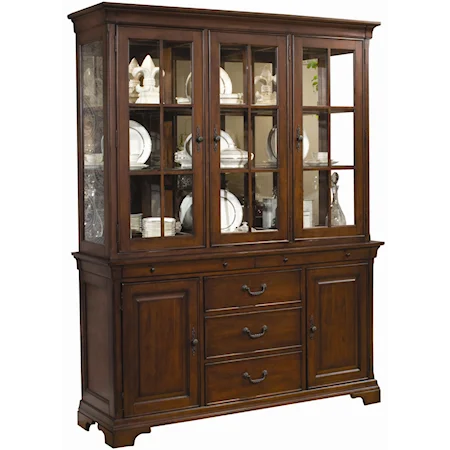 84" Spacious China Cabinet